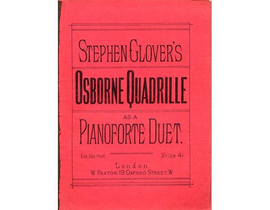 8705 | Osborne Quadrilles - Piano Duet
