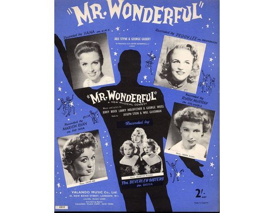 88 | Mr Wonderful - Featuring Peggy Lee, Ruby Murray, Yana, Marion Ryan and the Beverley Sisters