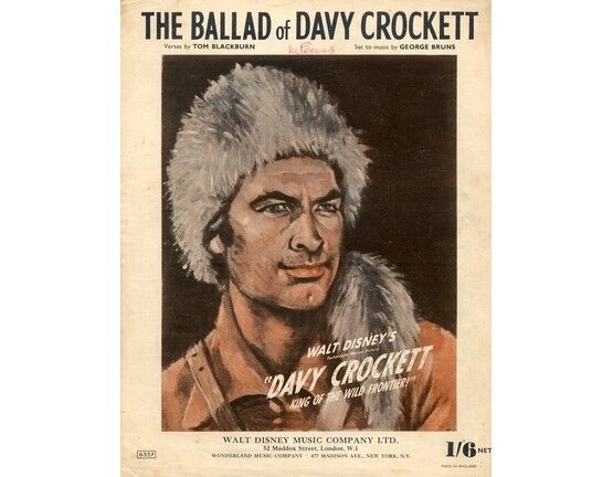 8928 | The Ballad of Davy Crockett  - Walt Disney's "Davy Crockett, King of the Wild Frontier!"