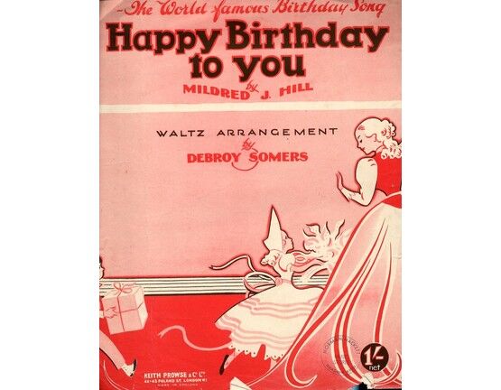 8929 | Happy Birthday to You - Waltz arrangement on the world famous birthday song