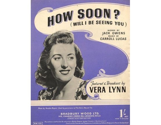 8946 | How Soon ?  (Will I be seeing you) - Song featuring Vera Lynn