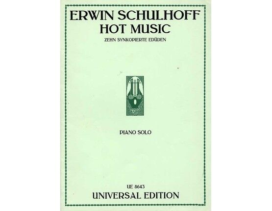 8949 | Erwin Schulhoff - Hot Music - Ten Syncopated Studies for Piano Solo - Universal Edition No. 8643