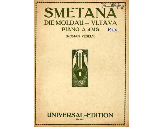 8949 | Smetana - Die Moldau / Vltava - Piano Duet - Universal Edition No. 5561