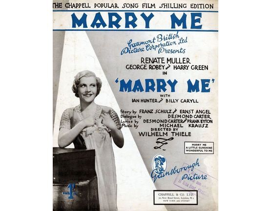 8972 | Marry Me - Song - Featuring Renate Muller in 'Marry Me'