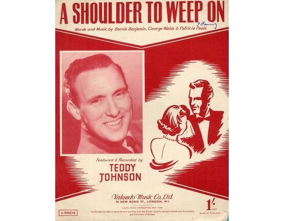 8985 | A Shoulder to Weep On - Song Featuring Teddy Johnson