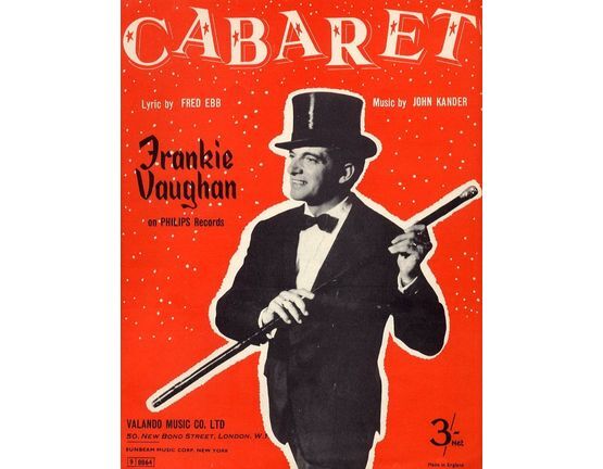 8985 | Cabaret - Song from 'Cabaret' fesaturing Frankie Vaughan