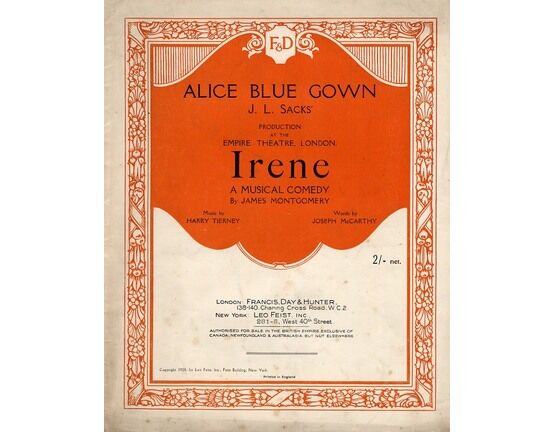 9 | Alice Blue Gown - from the musical comedy 'Irene'