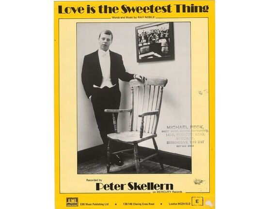 9 | Love is the Sweetest Thing - Peter Skellern
