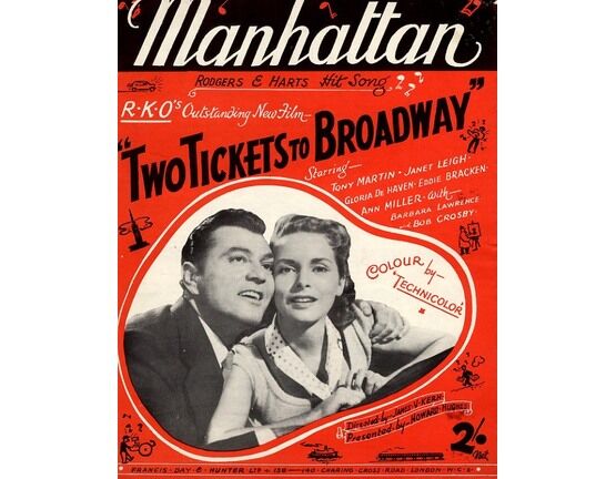 9 | Manhattan - Featuring Tony Martin & Janet Leigh in "Two tickets to Broadway"