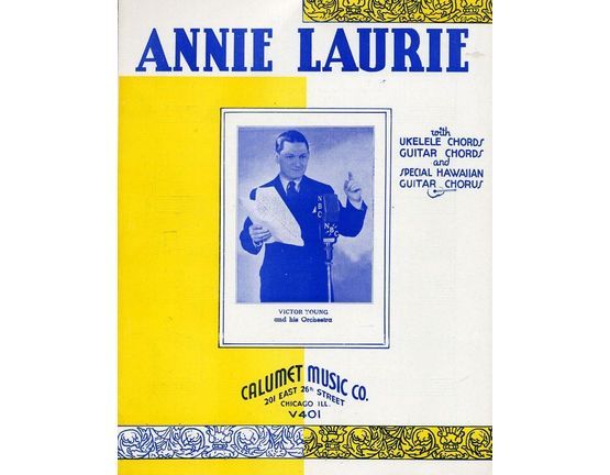 9096 | Annie Laurie - Hawaiian Guitar Solo with Ukulele and Guitar chord symbols and words