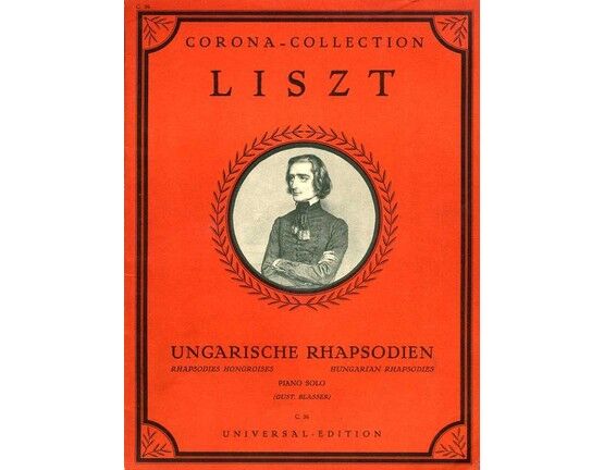 9157 | Liszt - Hungarian Rhapsodies for Piano - Universal Edition C.36 - Featuring Liszt
