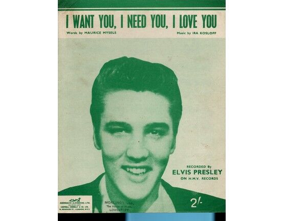 9178 | I Want You, I Need You, I Love You - Featuring Elvis Presley