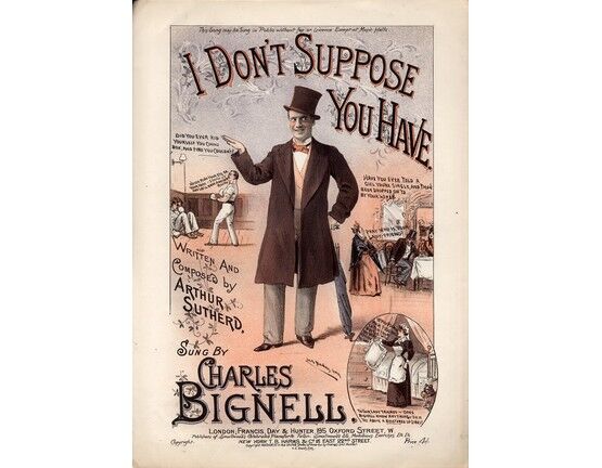 9588 | I Don't Suppose You Have - Sung by Charles Bignell