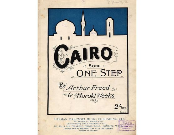 9601 | Cairo - Song one step - For Piano and Voice