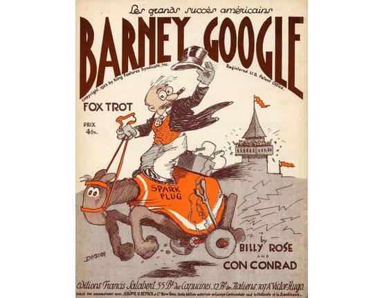 9602 | Barney Google - Fox-trot - For Piano Solo - Les grands succes americains - French Edition
