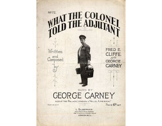 9831 | What The Colonel Told The Adjutant - Song featuring George Carney