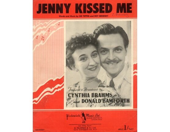 9976 | Jenny kissed me - Song featuring Cynthia Brahms and Donald Bamforth