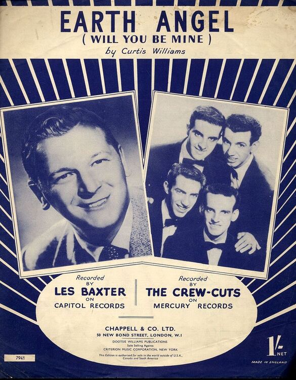 Earth Angel (will you be mine) - Song - Featuring Les Baxter & The Crew Cuts  only £9.00