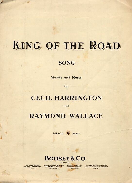 King Of The Road Song