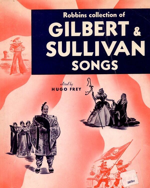 Robbins Collection Of Gilbert And Sullivan Songs Songs For Voice And Piano Only £3500 