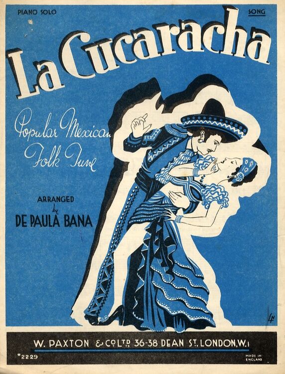 La Cucaracha - Popular Mexican Folk Tune - Song Version