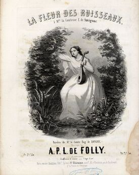 La Fleur des Ruisseaux - For Piano and Voice - French Edition