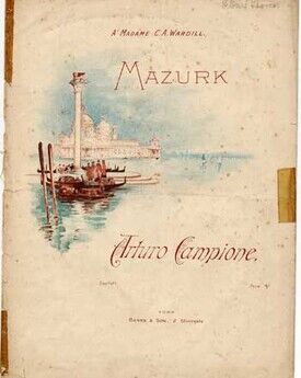 Mazurk, for piano solo