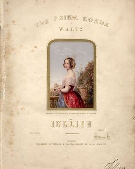 The Prima Donna - Valse for Piano with accompaniments for the Flute