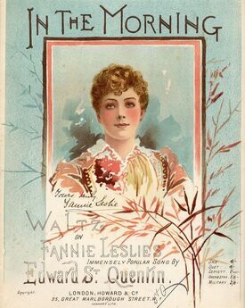 In the Morning - Waltz on Fannie Leslie's immensely popular song - For Piano Solo