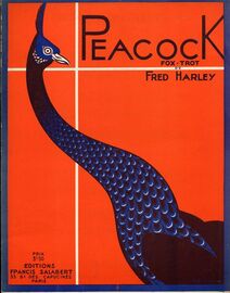 Peacock - Fox-trot and Shimmy - For Piano Solo - French Edition