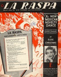 La Raspa - The new Mexican novelty dance - For Piano and Voice with chord symbols - With instructions to the steps