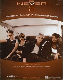 Never Ever - Featuring All Saints - Piano - Vocal - Guitar