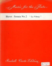 Blavet - Sonata No. 2 - "La Vibray" - For Flute and Piano