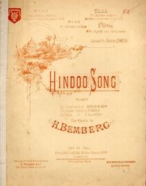 Hindoo Song - Despair - In the Key of B Major