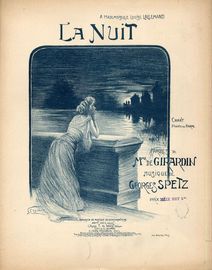 La Nuit - Chant pour Piano ou Harpe - For Voice and Piano - French Edition