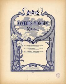 Azalees Blanches - Op. 12 - For Piano and Voice - French Edition