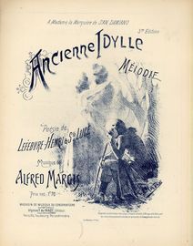 Ancienne Idylle - Melodie for Piano and Voice - Op. 10 - French Edition