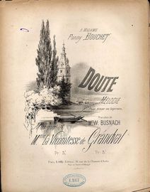 Doute - Melodie - Pour Tenor ou Soprano et Piano - French Edition