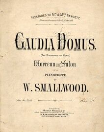 Gaudia Domus (The Pleasures of Home) - Morceau de Salon - for Piano