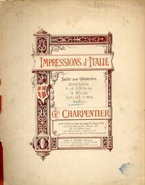 Napoli - Piece No. 5 from Impressions d'Italie - Piano Solo