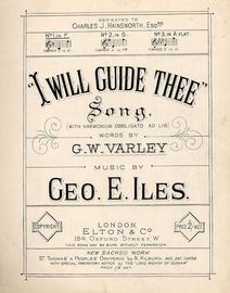 I Will Guide Thee - Song - No. 1 in F major - For Piano and Voice