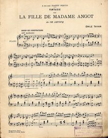 La Fille de Madame Angot - Fantaisie de Ch. Lecocq