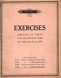24 Complete Sets of Exercises in Transposition, Hymn Tune Harmonisation - Hinrichsen No. 350i