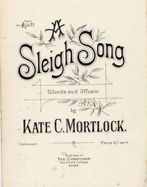 A Sleigh Song  -  Key of C major