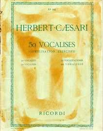 Herbert Caesari - 50 Vocalises with piano accompaniment