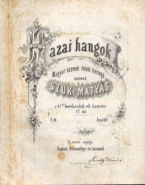 Hazai Hangok - Magyar eszmek feletti keringo - For Piano