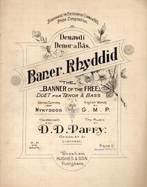 Baner Rhyddid (The Banner of the Free) - Song - Duet for Tenor and Bass