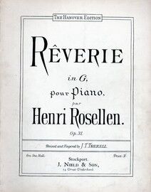 Reverie in G - For Piano - The Hanover Edition