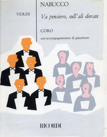 Nabucco - Va Pensiero, Sull' ali Dorate - Pianoforte