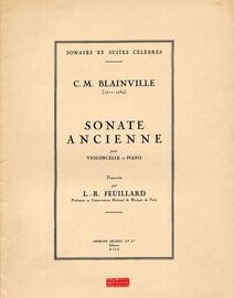 Blainville - Sonate Ancienne - For Cello and Piano